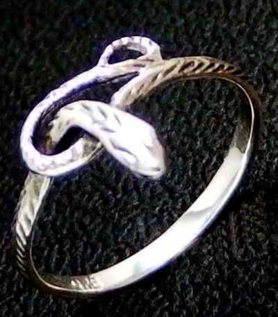 Sterling silver snake ring NZ