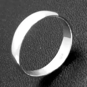Sterling silver plain rings