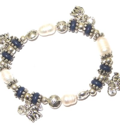Elephant charm bracelet