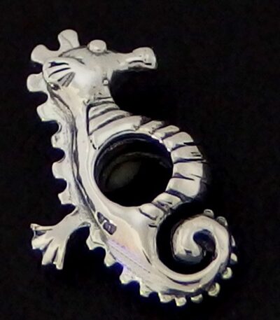 Silver charm bracelet bead