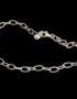 Silver chain bracelet
