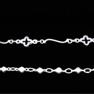 Silver chain bracelet