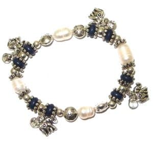 Elephant charm bracelet