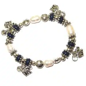 Elephant charm bracelet