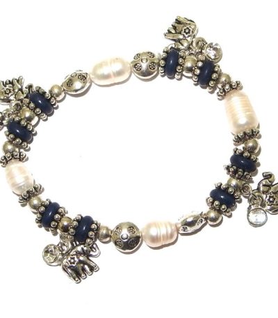 Elephant charm bracelet