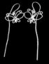 Butterfly threader earring