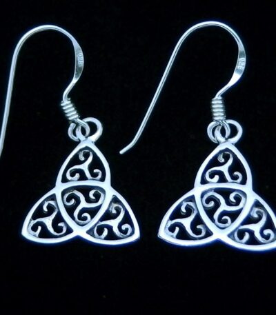 Sterling silver Celtic earrings