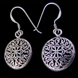 Silver vintage earrings