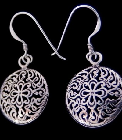 Silver vintage earrings