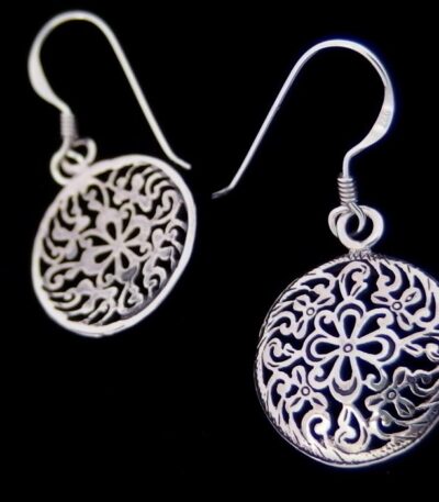 Silver vintage earrings