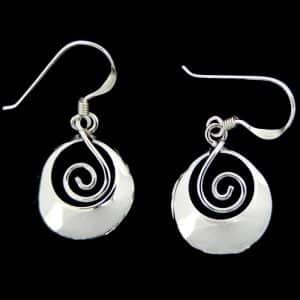 spiral earrings