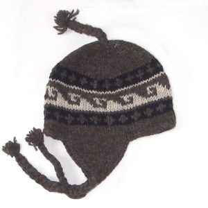 Knitted earflap hats