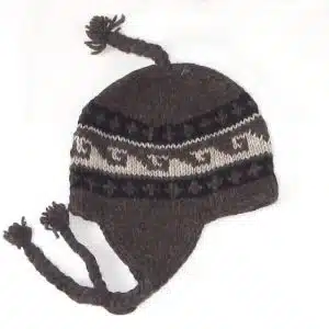 Knitted earflap hats