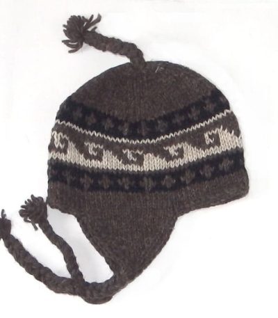 Knitted earflap hats
