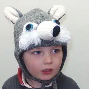 Wolf Dog Hat Toddler