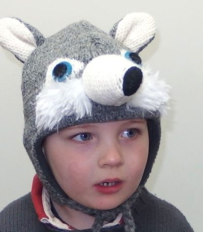 Wolf Dog Hat Toddler