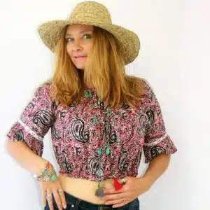 3/4 sleeve top