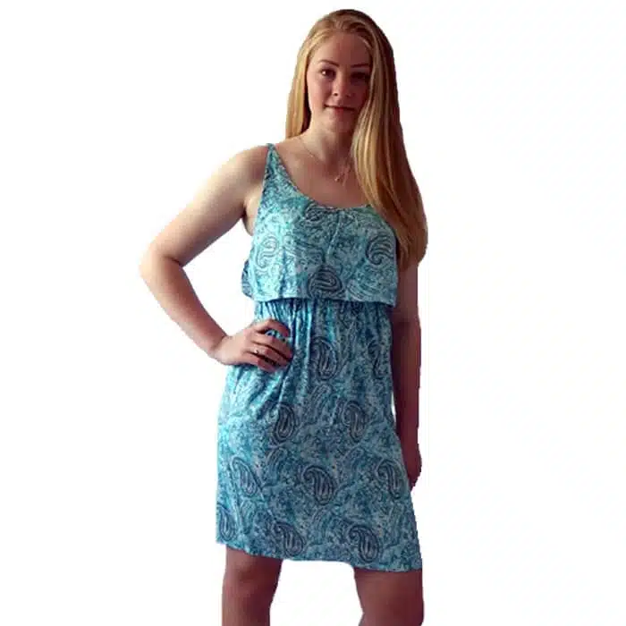 Spaghetti Strap Sundress NZ Cute teenager sundress