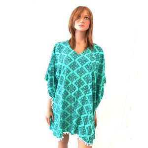 Beach cover up poncho