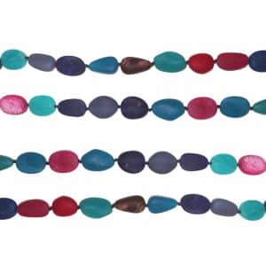 Multi colour bead necklace