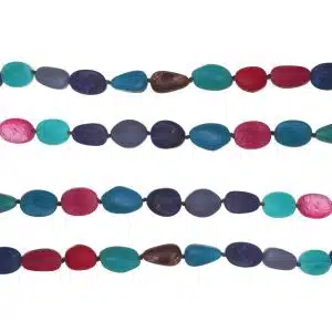 Multi colour bead necklace