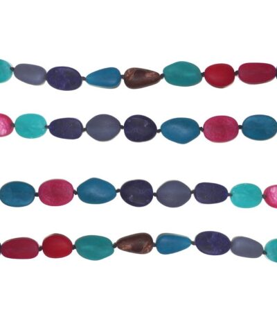 Multi colour bead necklace