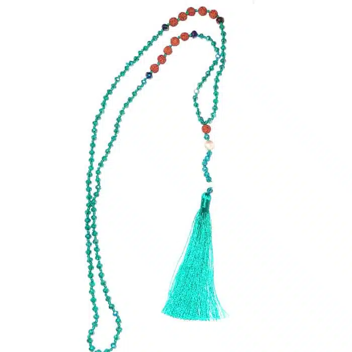 Sparkly Bead Tassel Necklace NZ Boho Tassel Necklaces