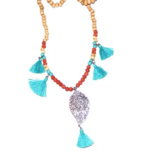 Gypsy- Tassel- Necklace-Boho