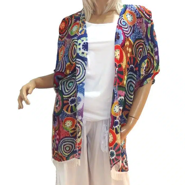 Colourful Fringe Kimono Summer kimono jacket