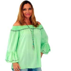 Flare sleeve top
