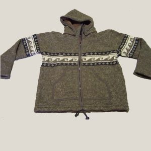 Mens Wool Jacket Brown