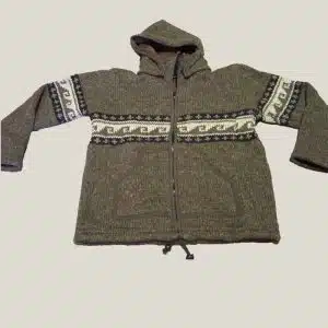Mens Wool Jacket Brown
