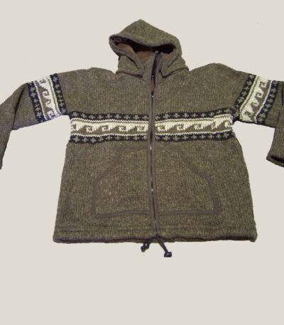 Mens Wool Jacket Brown