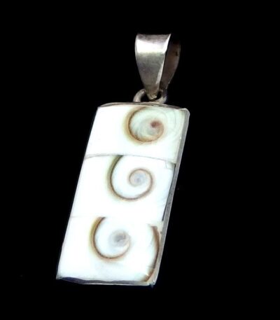Eye of Shiva silver necklace