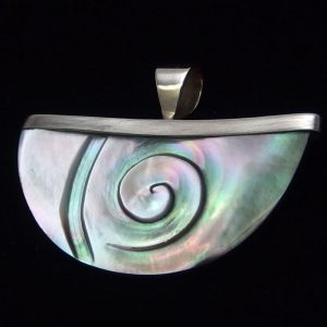 Carved Shell Necklace