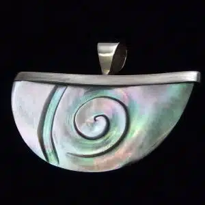 Carved Shell Necklace