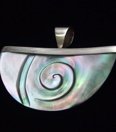 Carved Shell Necklace