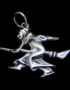 Sterling silver witch necklace