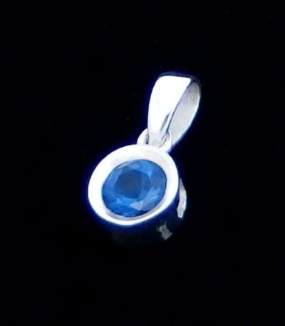 Sapphire Small CZ pendant
