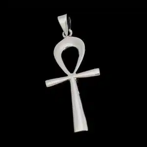 Egyptian cross silver necklace NZ