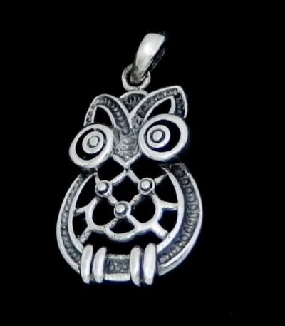 Sterling Silver Owl Necklace