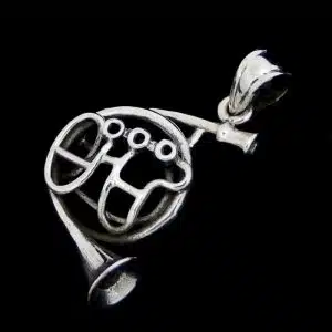 French horn necklace
