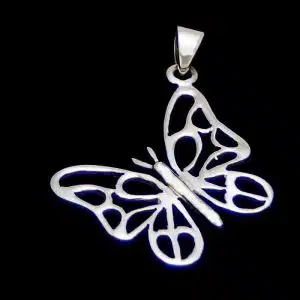 Sterling-Silver Butterfly-necklace