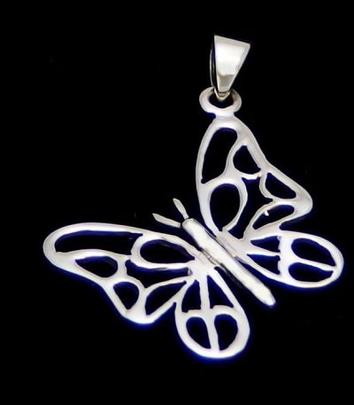 Sterling-Silver Butterfly-necklace