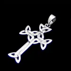 Silver Celtic necklace