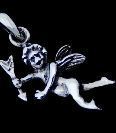 Silver-Cupid-Angel-Necklace