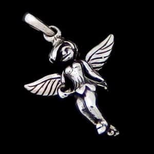Sterling silver fairy necklace