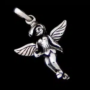 Sterling silver fairy necklace