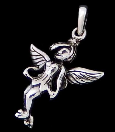 Sterling silver fairy necklace