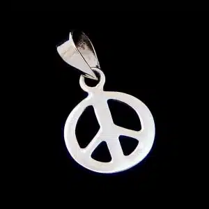 Sterling silver peace necklace NZ